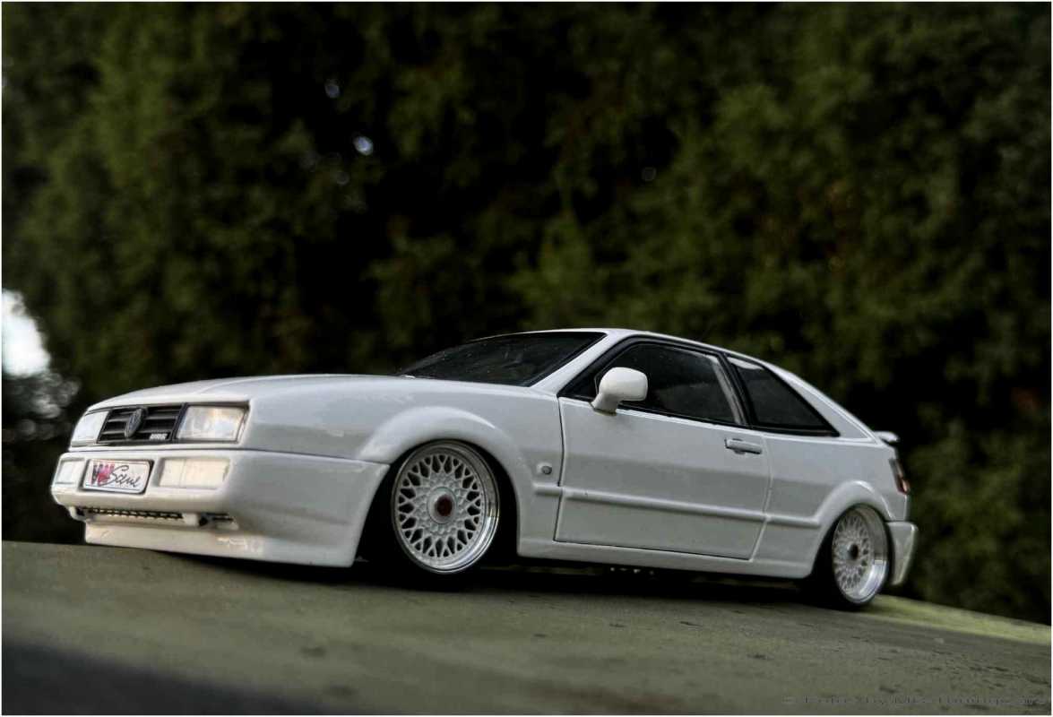 1:18 VW Corrado VR6 " Weiß-Edition "mit BBS RS Alufelgen inkl.OVP